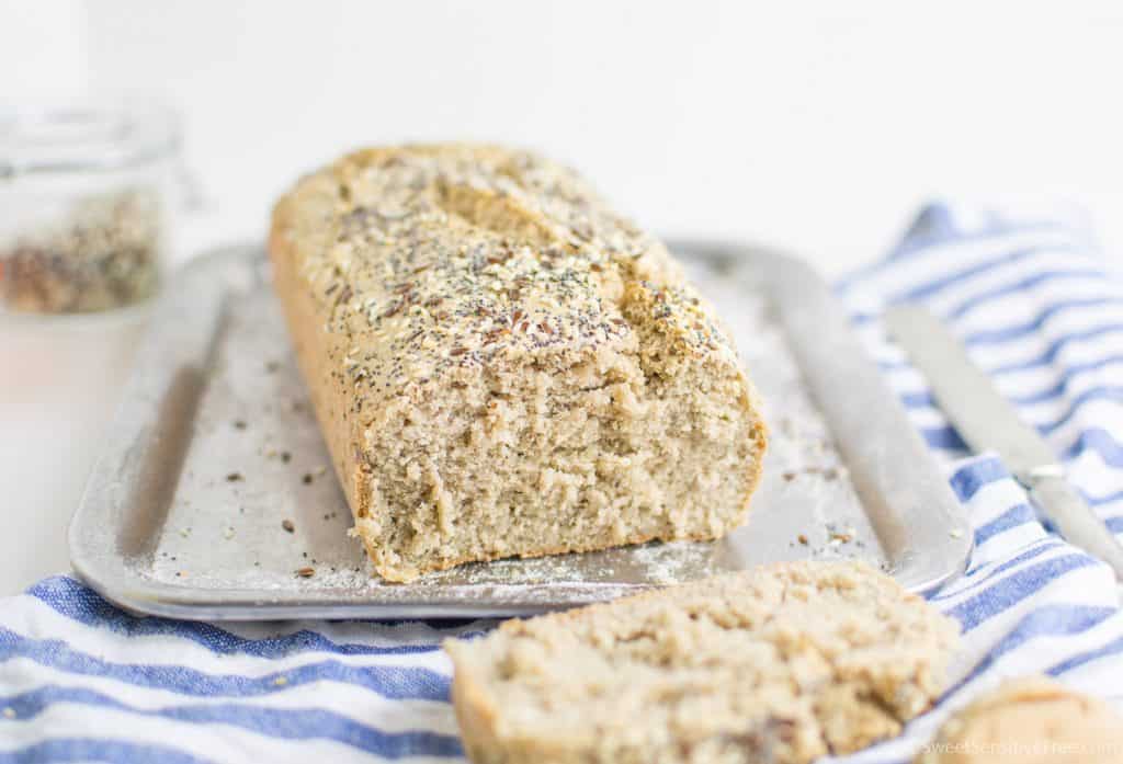 Soft Gluten / Yeast free Bread Homemade flour blend * Vegan