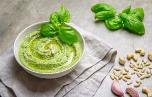 Recipe for vegan basil pesto dairy free soy free