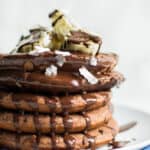 glutenfree chocolate pancakes without eggs butter
