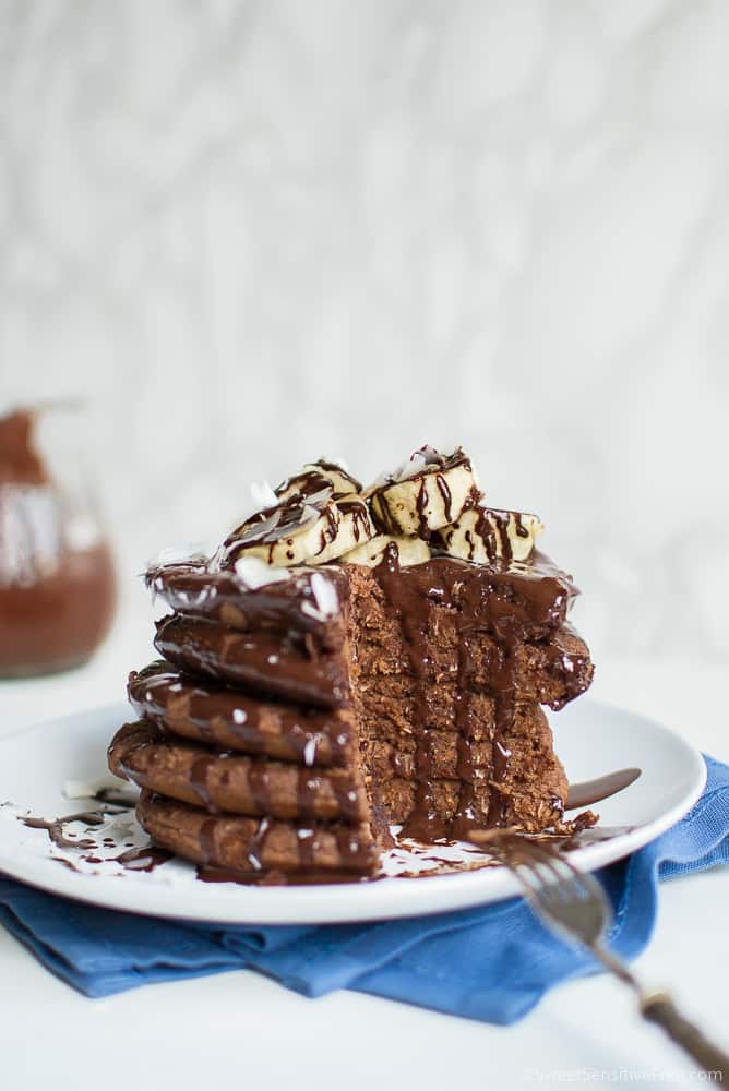 Sofr Gluten free Chocolate Pancakes 