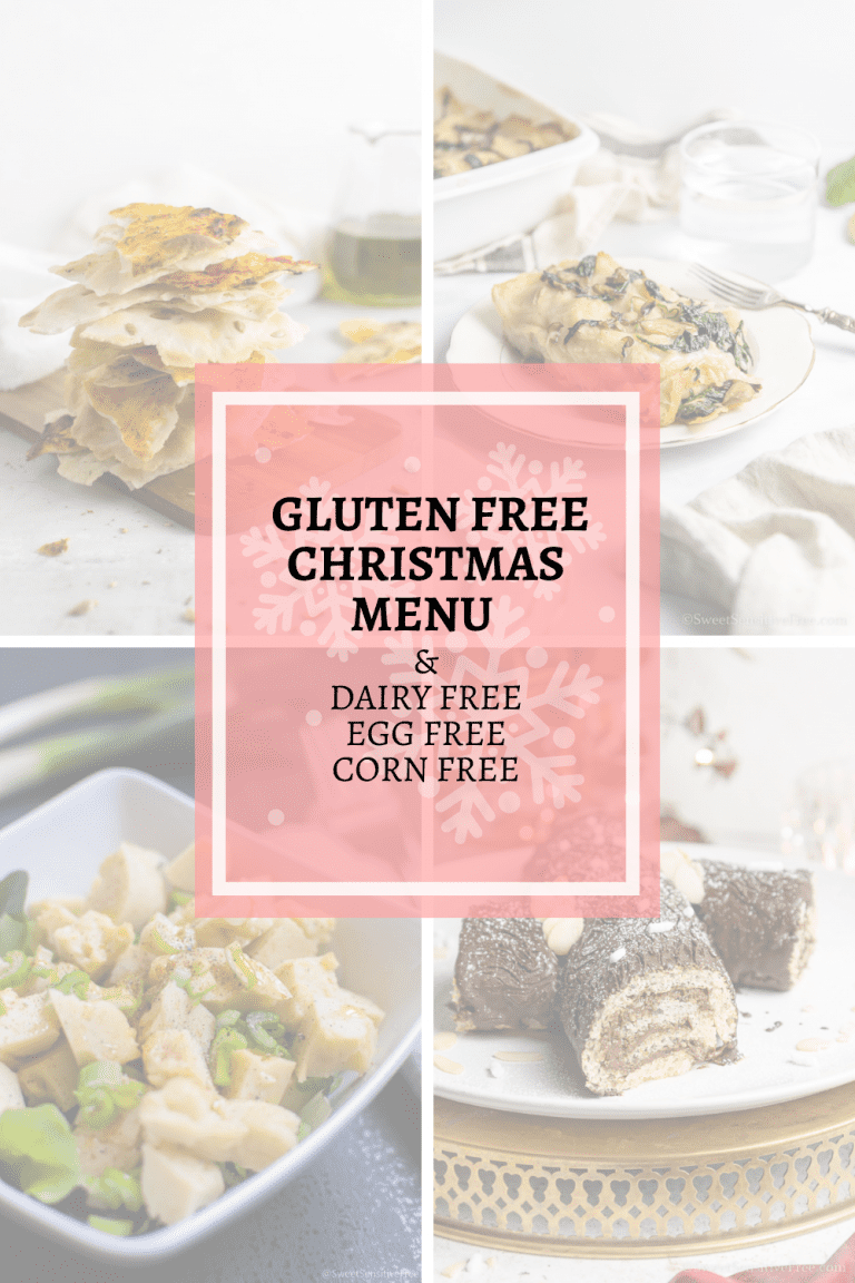 Gluten free Christmas Menu Dairy free * Egg free