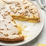 gluten free vegan pie with pastry cream filling