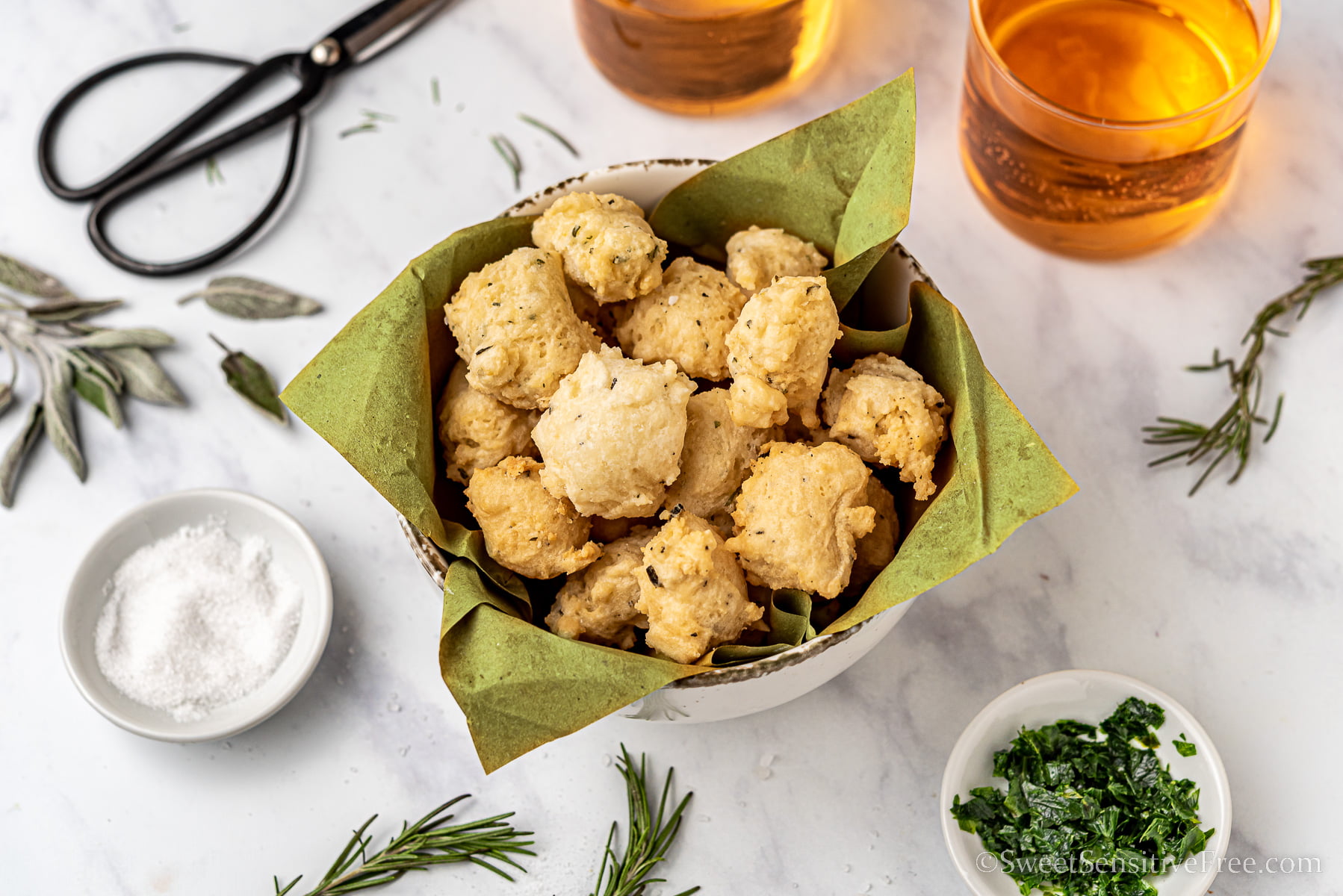 vegan fritter balls