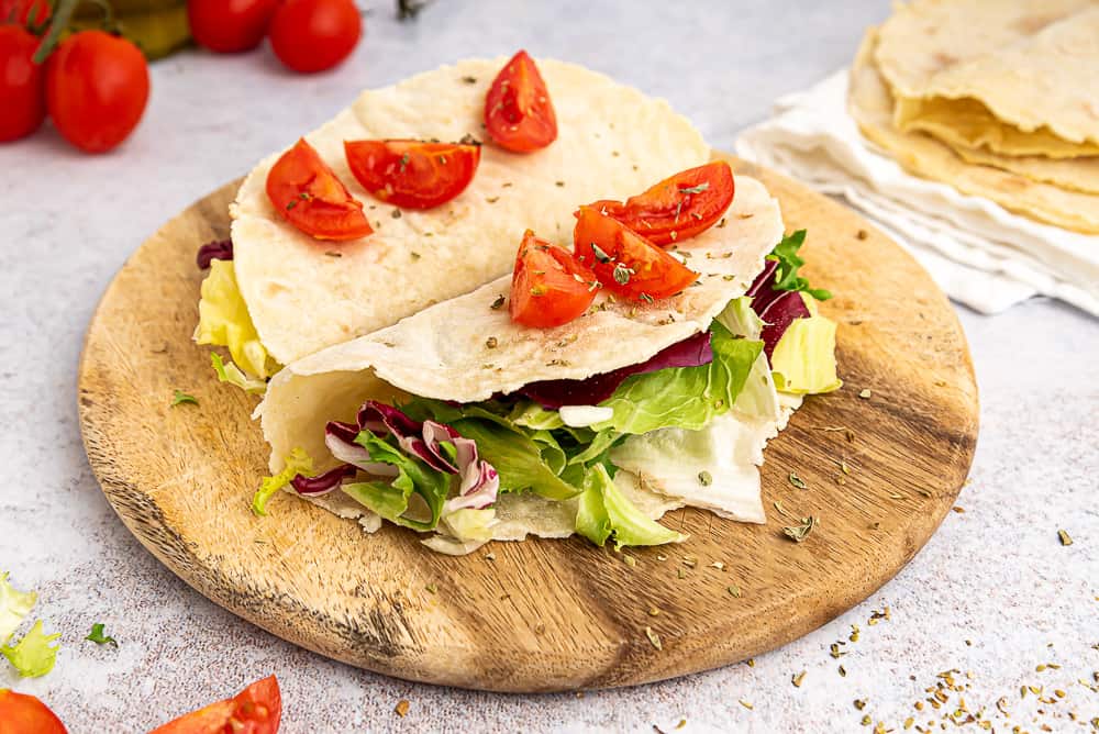 Corn free Gluten free Tortillas Yeast free * Vegan