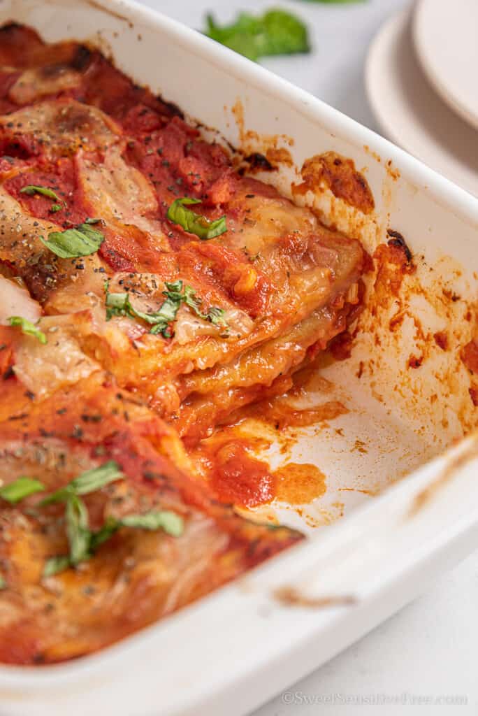 Vegan Gluten free Lasagna Noodles