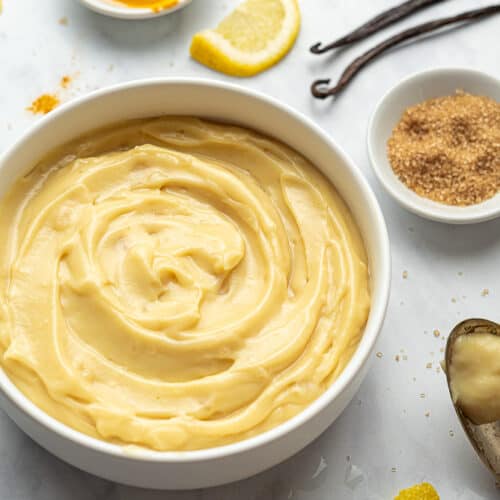 How to make Gluten free Vegan Pastry Cream {Creme Patissiere}