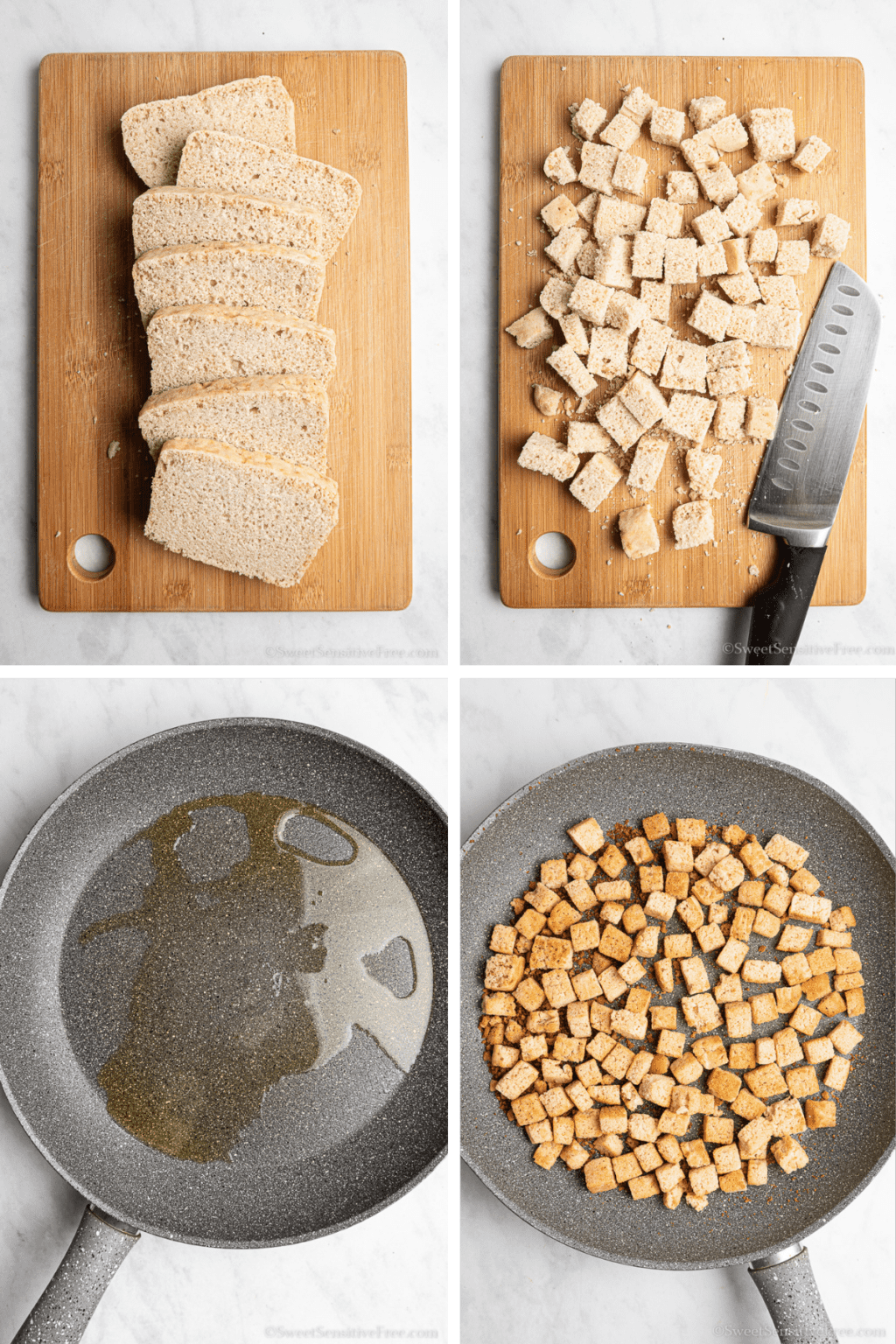 How to make Gluten free Croutons and Breadcrumbs (Vegan)