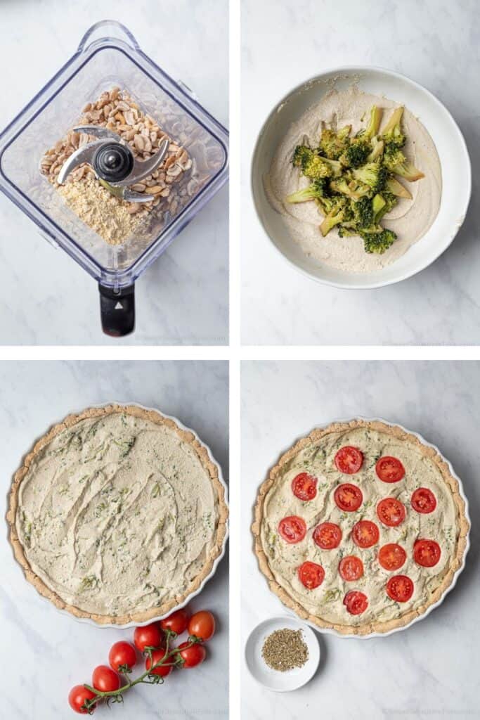 Gluten free Vegan Quiche Soy free