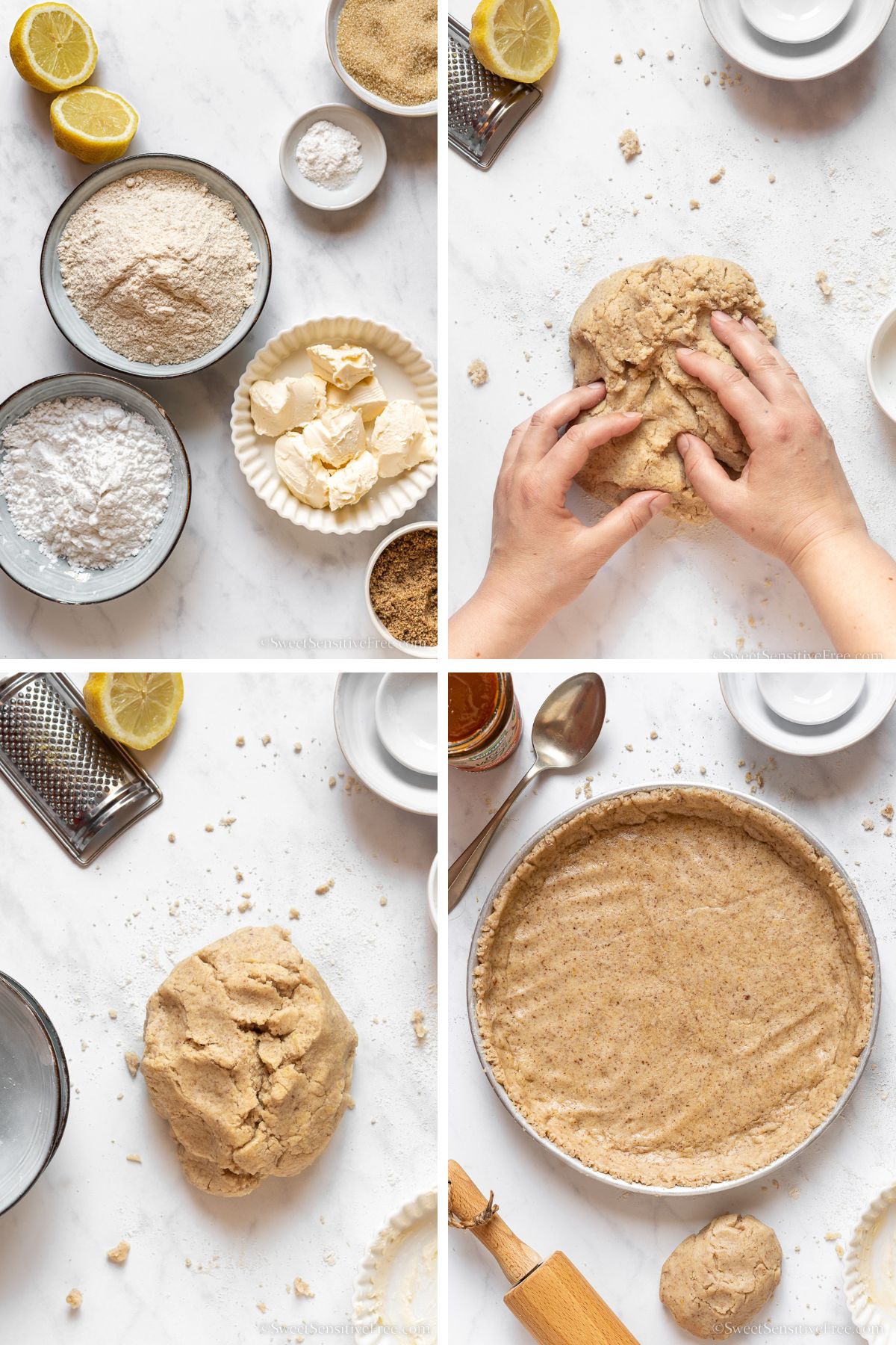 steps to make gluten free tart crust