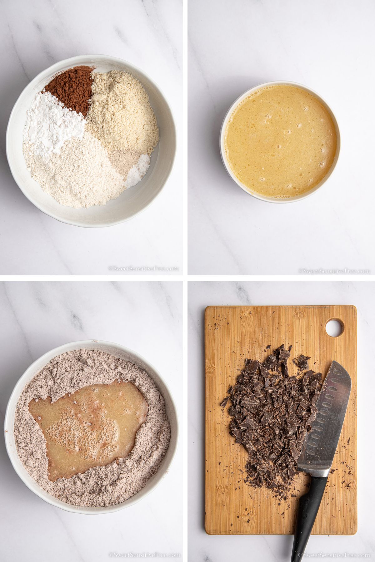steps to make gluten free chocolate bread
