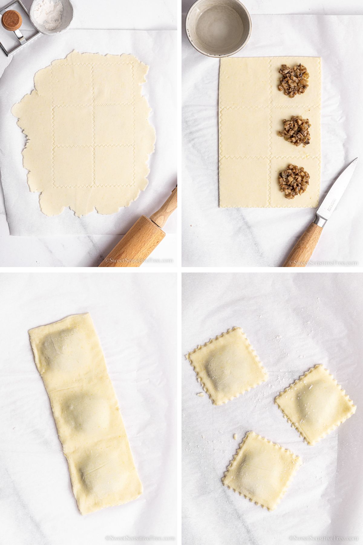 steps to make ravioli pasta gluten free
