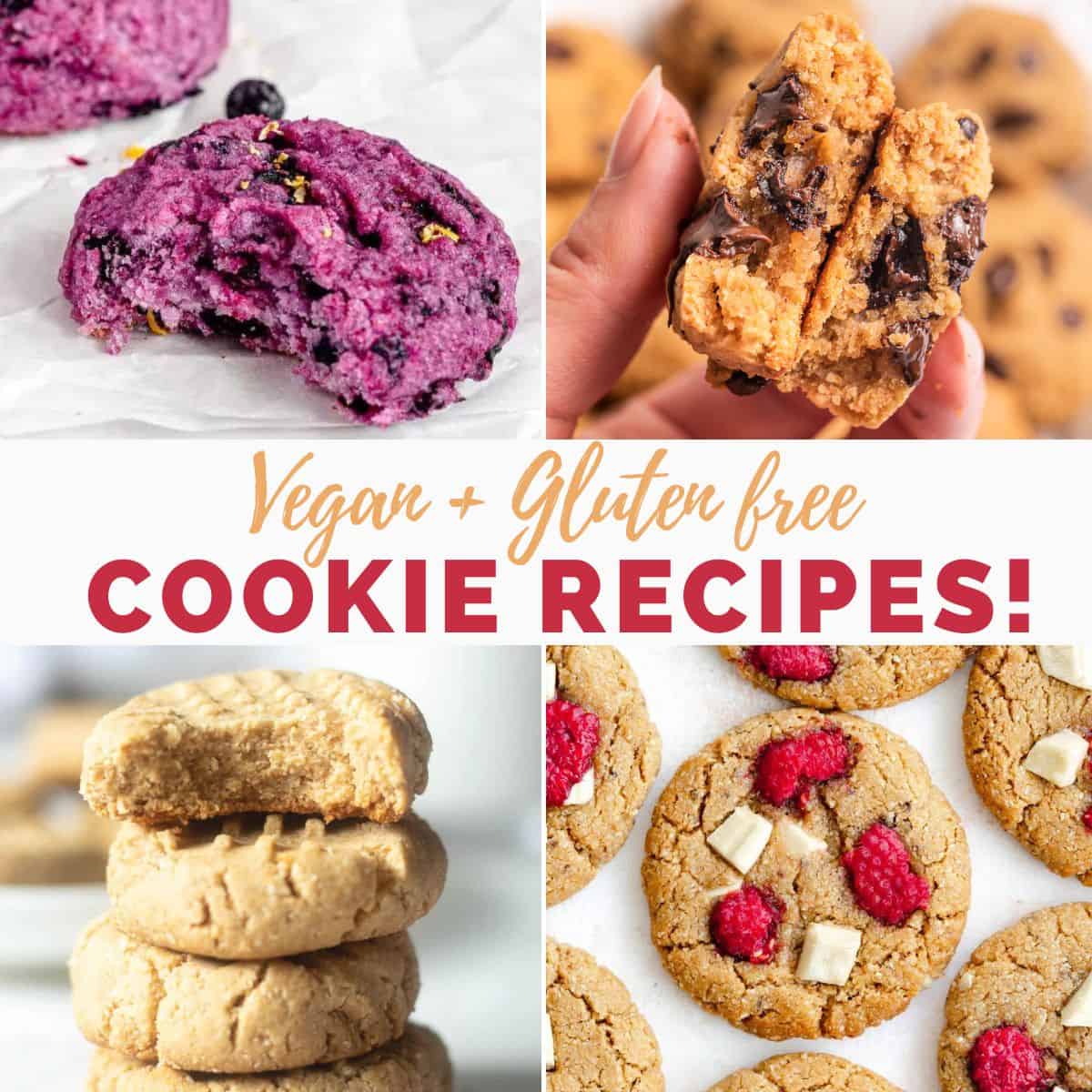 Best Gluten free Cookies Recipes! All Vegan!