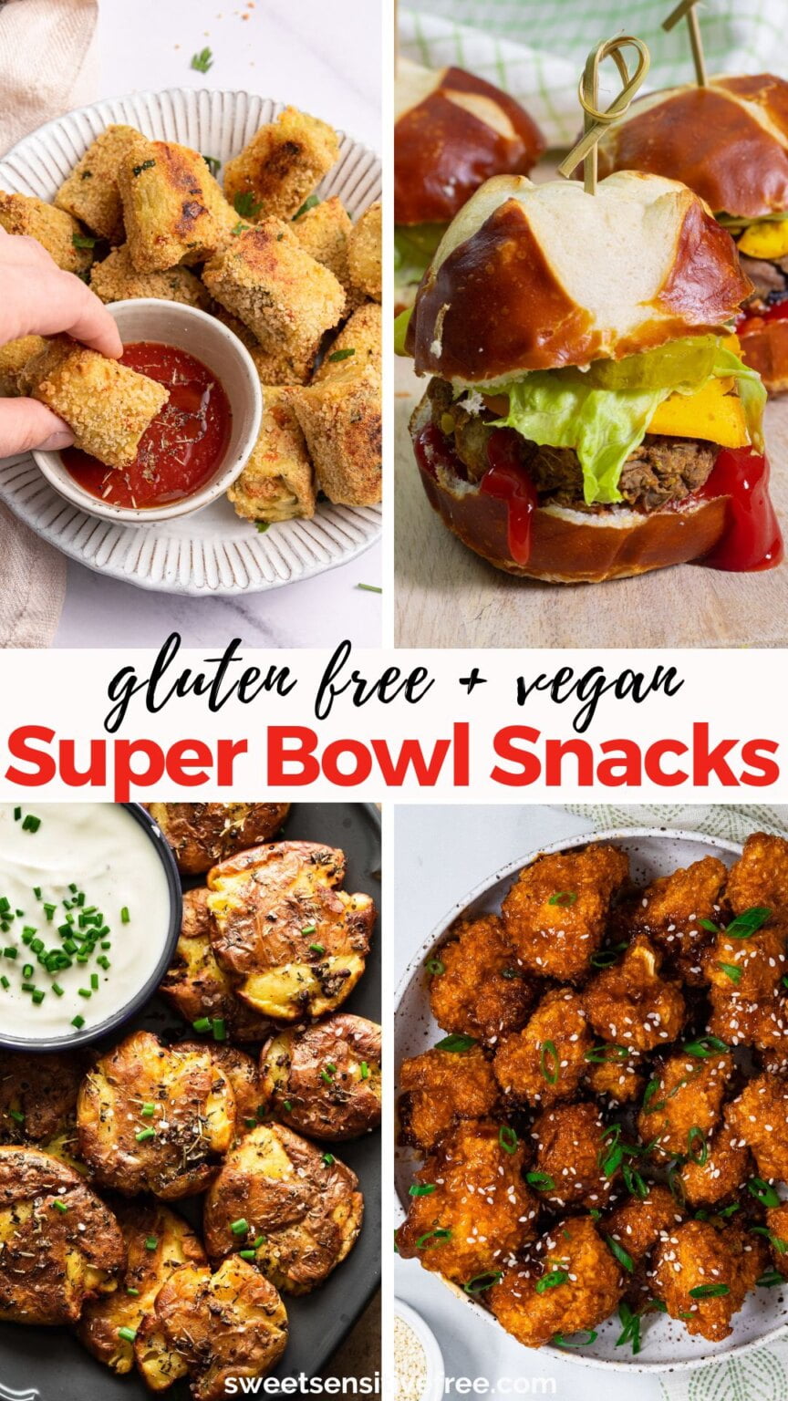 The best gluten free Super Bowl snacks! (Vegan)